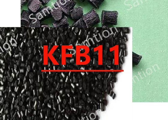 S-Plastic Thermocomp KFB11 est un composé à base de résine de copolymère acétal contenant des fibres de verre, du verre moulu.