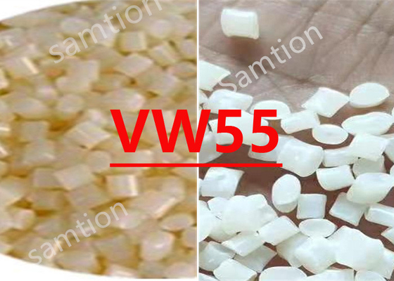 La résine VW55 de S-Plastic Cycolac est ABS, ignifuge, UV à l'intérieur, très moulable, sans floraison.