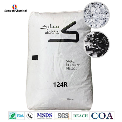 Pellets de polycarbonate de résine de lexan sabique efficaces de la FDA 124R UL classés HB 17,5 MFR