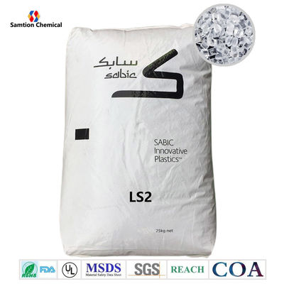 S-Plastic  LS2 UL classé HB à partir de 10/97. Applications de lentilles automobiles Viscosité moyenne. Stabilisé par UV Couleurs transparentes