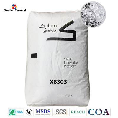 Température de traitement en plastique de Xylex X8303 de granules de résine d'ANIMAL FAMILIER de S-Plastic de PORTÉE la basse, écoulement élevé avec l'excellent impact