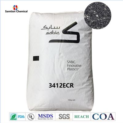 S-Plastic  3412ECR 20% de fibre de verre rempli non chloré non bromé applications à haute rigidité ignifuge