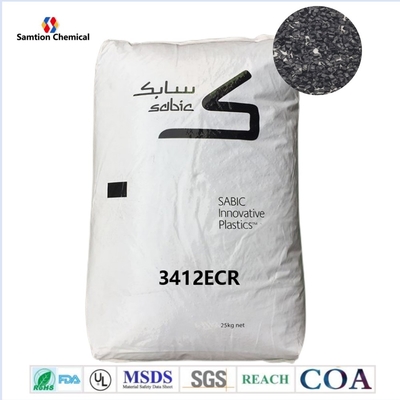 S-Plastic Lexan 3412ECR 20% de fibre de verre rempli non chloré non bromé applications à haute rigidité ignifuge
