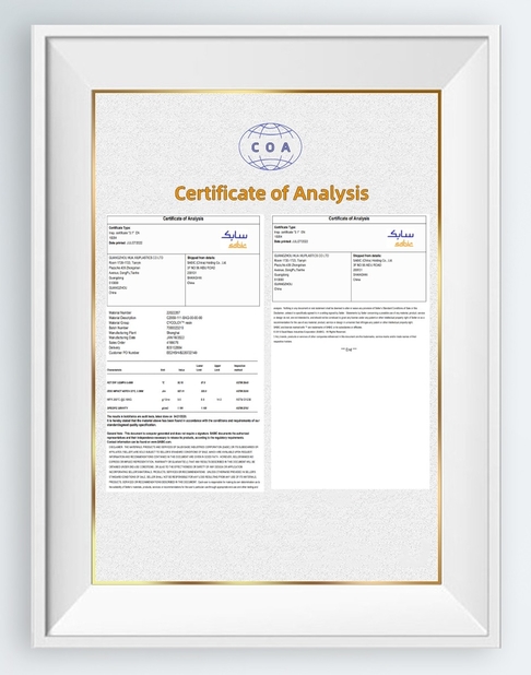 LA CHINE SAMTION INTERNATIONAL LIMITED certifications
